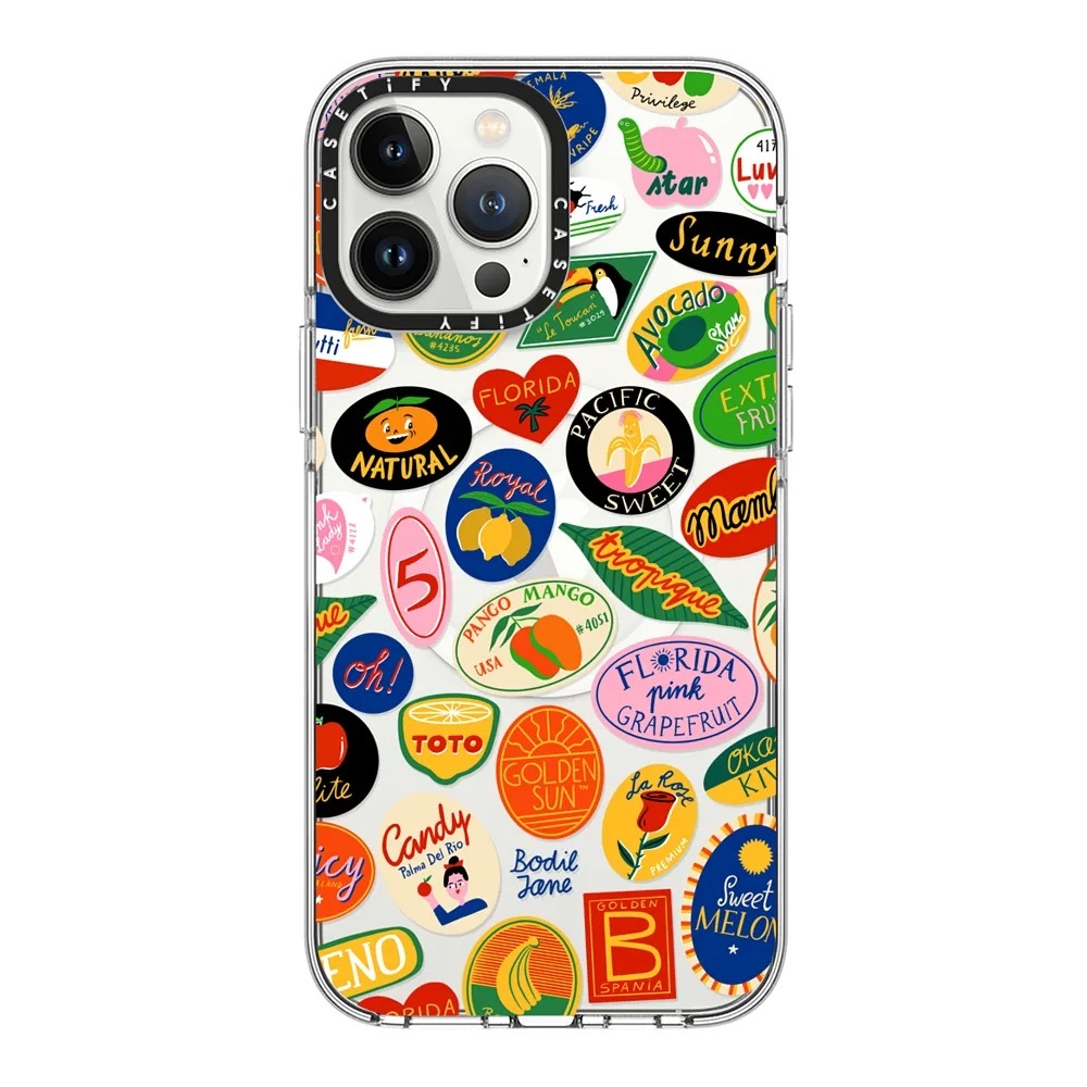 Casetify Fruit Stickers Case iPhone 13 Pro